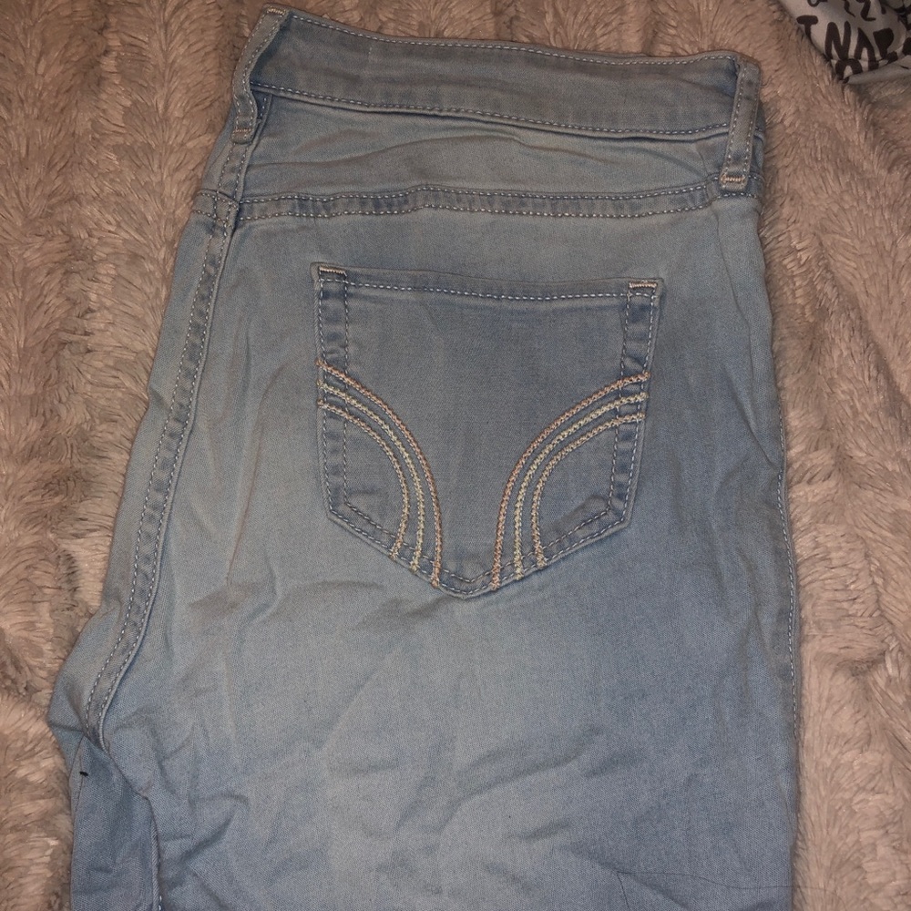Brand new hollister light wash jeans